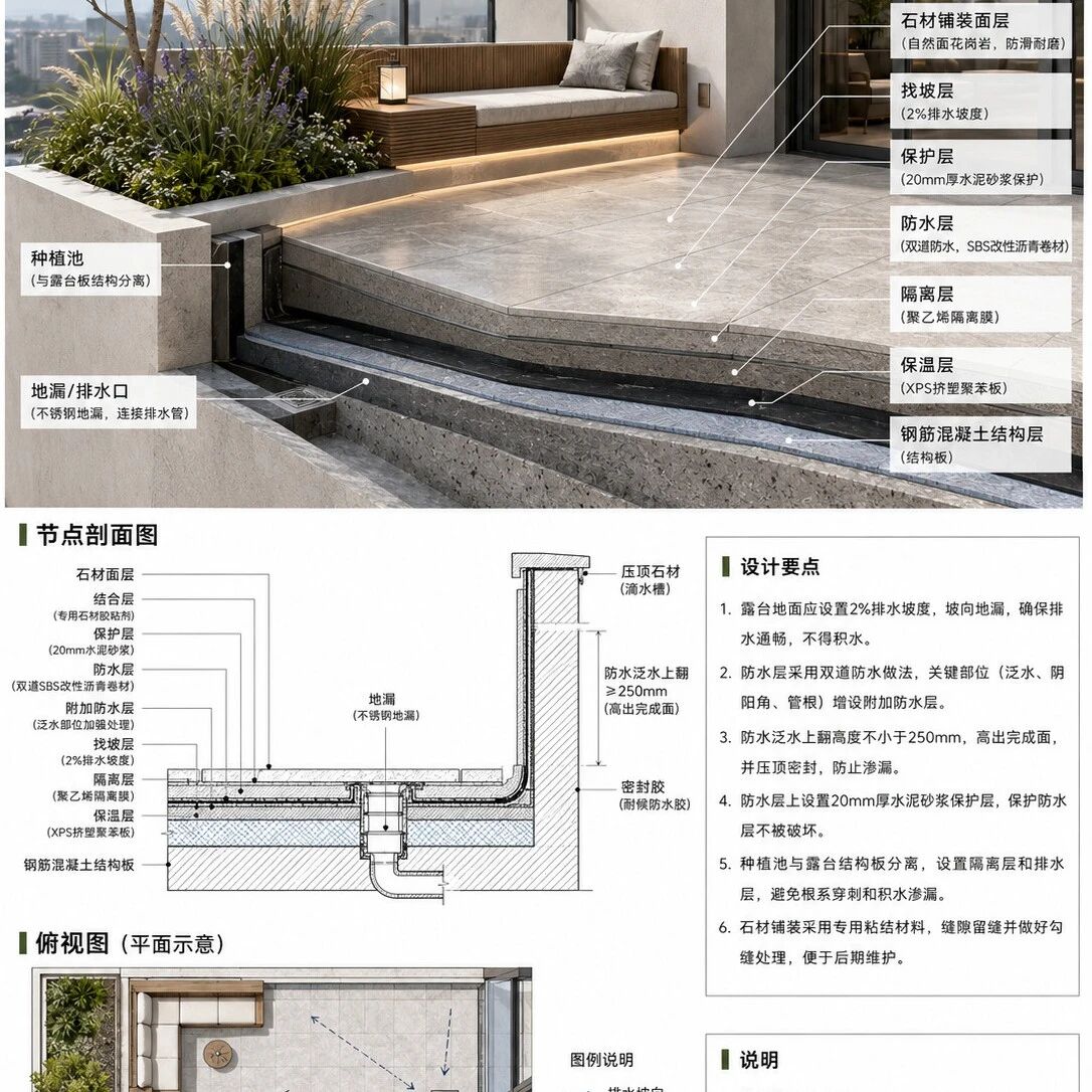 来一波露台的